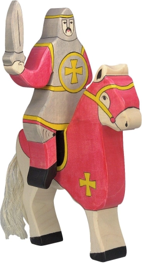 Rytíř v červeném, jezdec (bez koně) HOLZTIGER