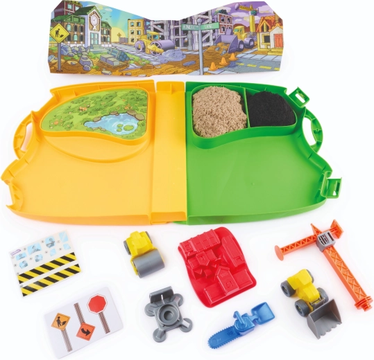 793 g kinetického písku ve dvou barvách