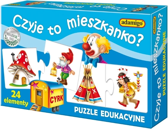 Hra Čí je to bydlení? Puzzle pro děti