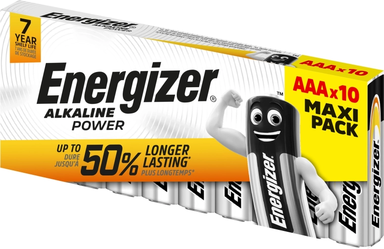 Energizer alkalické baterie AAA LR03 Family Pack 10 ks