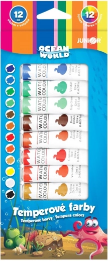 Temperové barvy Ocean World 12×12 ml
