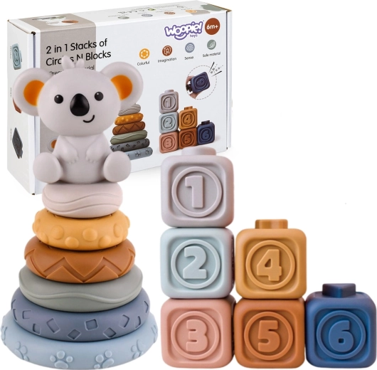 Woopie Baby měkká senzorická sada 3 v 1 s koalou