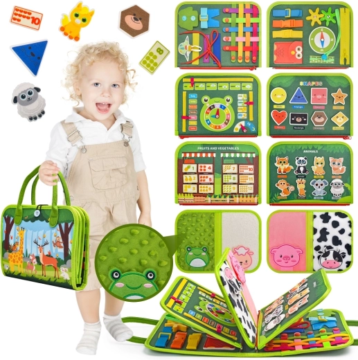2Kids Toys senzorická busy kniha zvířátka