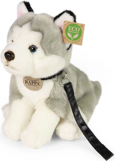 Plyšový pes Husky s vodítkem 28 cm od Rappa