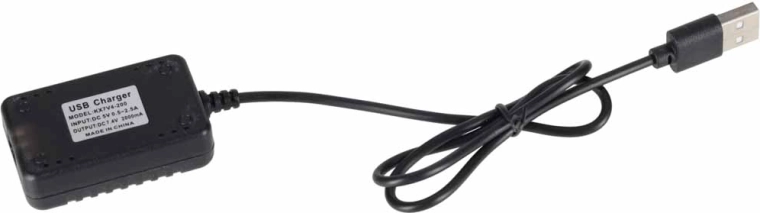 RTR sada včetně akumulátoru a USB nabíječky