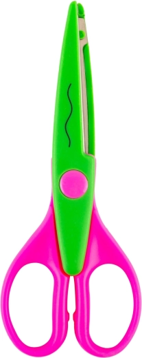 Ozdobné nůžky s vlnkovým střihem