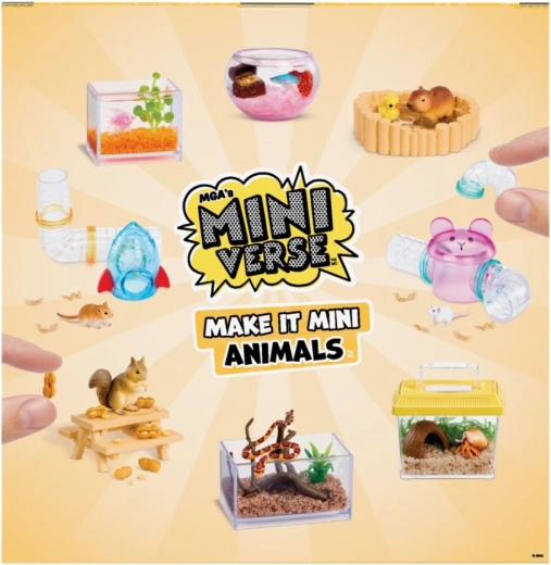 MGA Miniverse Make It Mini Animals série 2 překvapivá kapsle - 1 kus