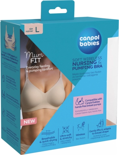Canpol babies MumFIT podprsenka na kojení a odsávání, velikost L