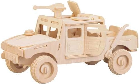 Woodcraft dřevěné 3D puzzle bojové vozidlo