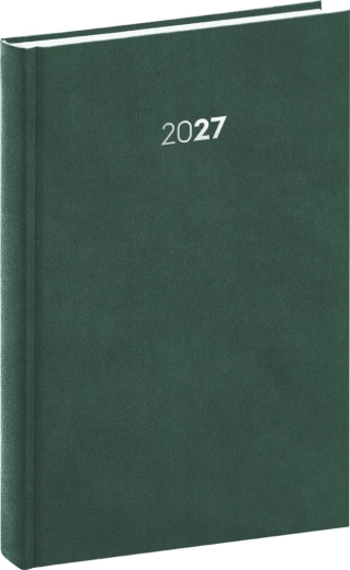 Notique denní diář Balakon 2027 zelený 15 × 21 cm
