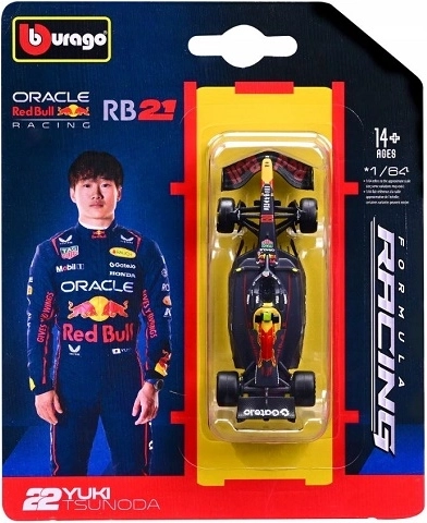Bburago model F1 1:64 Oracle Red Bull Racing RB21 2025 – Yuki Tsunoda