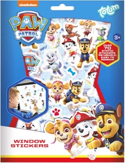 Znovupoužitelné samolepky PAW PATROL – 70 ks