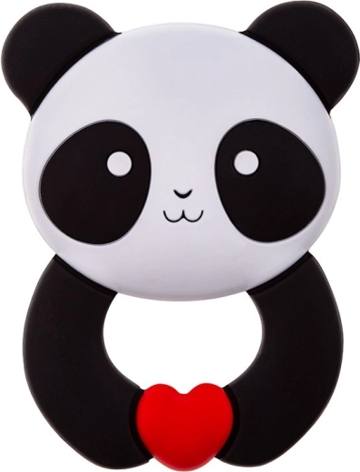 Akuku silikonové kousátko panda - 1 kus