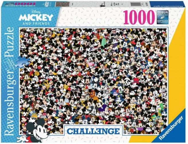 Ravensburger puzzle Mickeyho Výzva 1000 dílků