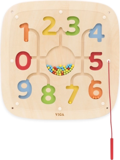 Viga Toys magnetická vzdělávací tabule s čísly