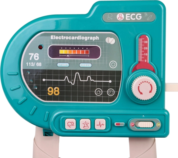 Panel imitující EKG