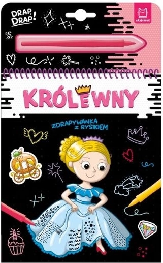 Zdrapávací knížka s rydlem Královny