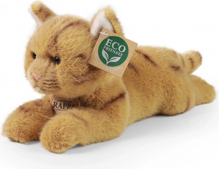 Plyšová kočka ležící 20 cm eco-friendly