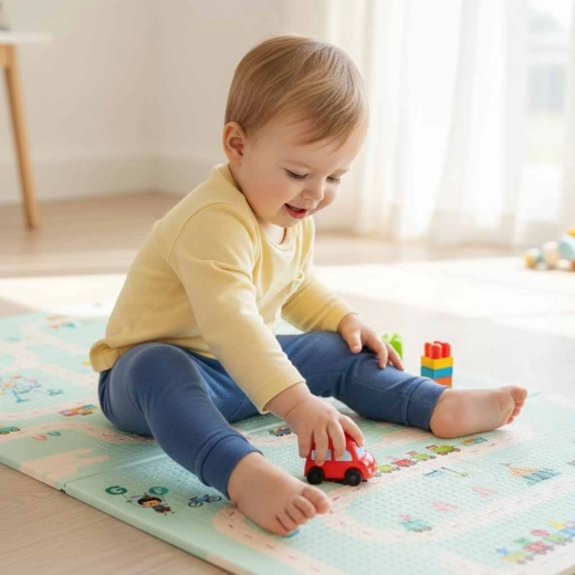 Měkké tlumení a protiskluz pro bezpečnou hru