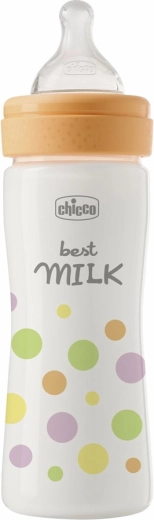 Chicco kojenecká láhev Perfect Easy 250 ml se silikonovou savičkou, střední průtok, 2 m+