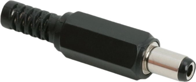 DC zástrčka 5,5 × 2,5 mm s ochranou proti zlomení