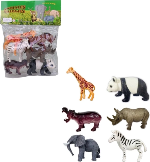 Zvířátka safari v sáčku (6 ks)