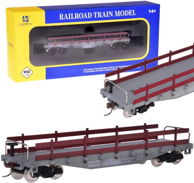 Otevřený nákladní vagon pro modelovou železnici H0 1:87