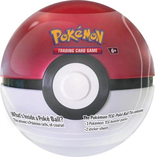 Pokémon TCG Poké Ball Tin 2024 s 3 boostery - 1 kus