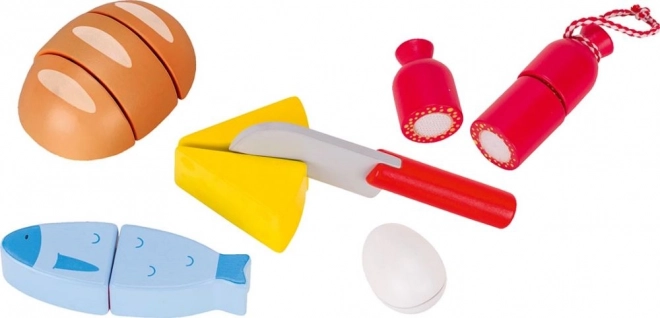 Goki krájecí sada lahůdek ze dřeva