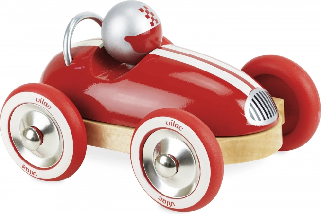 Dřevěné auto Roadster vintage červené
