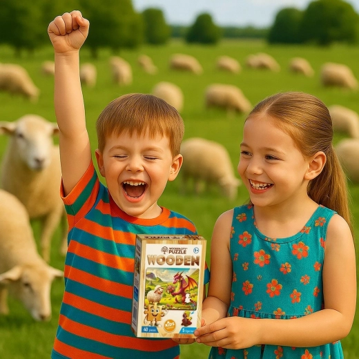 Dřevěné dílky s hladkými hranami