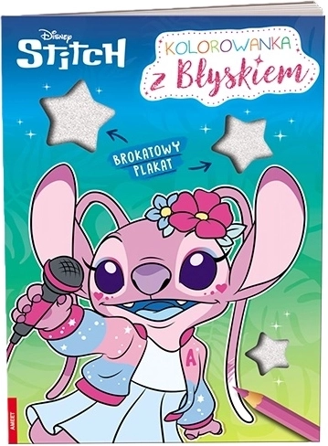 Ameet Disney Stitch omalovánka s třpytivým plakátem