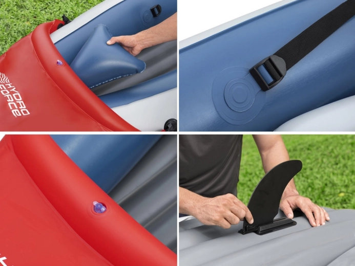 Stabilní jízda díky I‑beam podlaze a ploutvi