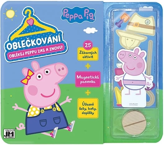 Oblečkování Prasátko Peppa – magnetická módní sada
