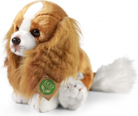 Plyšový pes kavalír king charles španěl 28 cm eco‑friendly