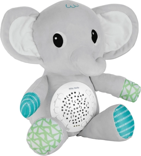 Jemná světelná projekce pro klidné usínání