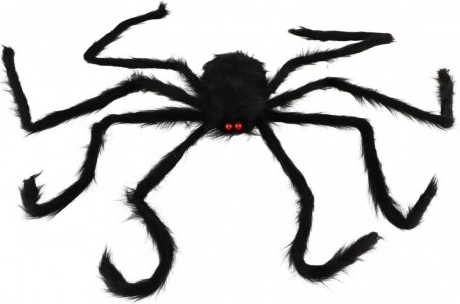 velký plyšový pavouk 125 cm na halloween