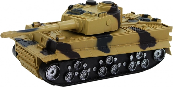 Vojenský tank se zvukem a světlem 1:32 s třecím pohonem