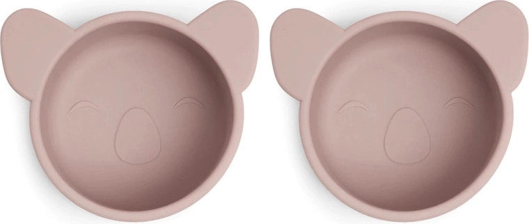 NUUROO Rosa silikonové mističky koala woodrose - 2 ks