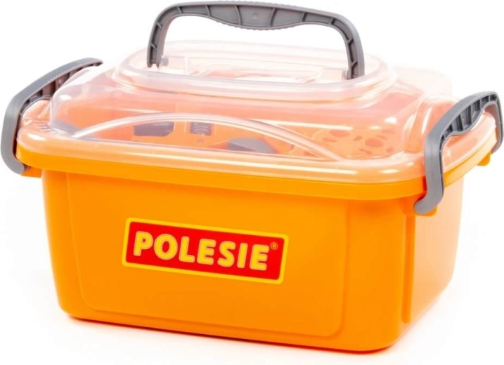 Přenosný box s bezpečným zavíráním