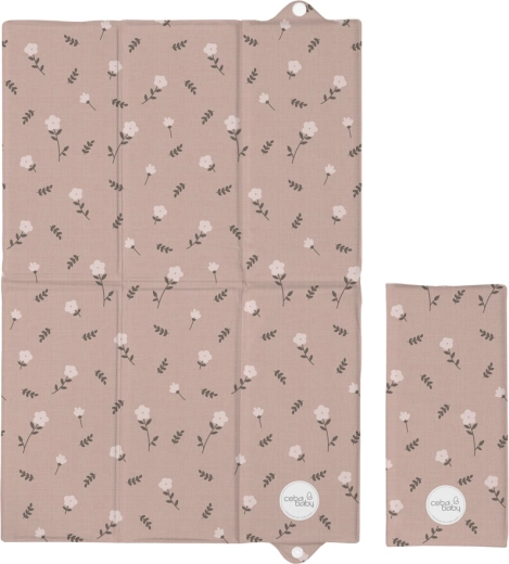 Ceba Baby cestovní přebalovací podložka Basic petite blossoms 60 × 40 cm