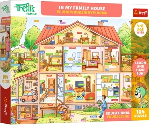 Edukativní puzzle Edu 104 W moim rodzinnym domu