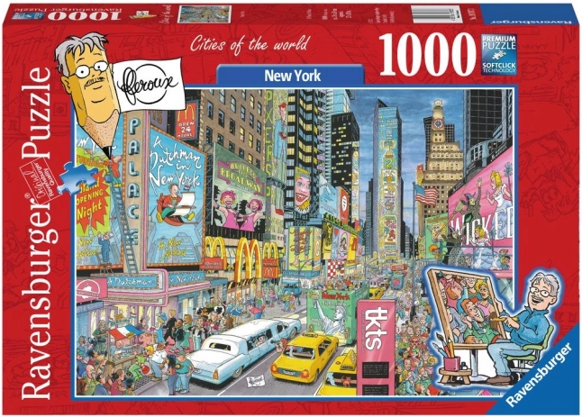 Ravensburger puzzle Města světa New York 1000 dílků