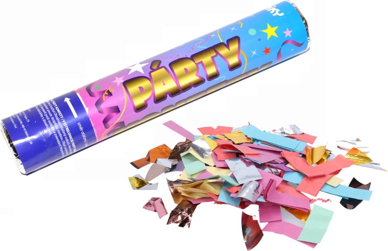 Wiky vystřelovací párty konfety 30 cm