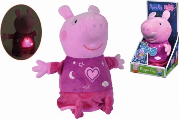 Peppa Pig plyšový usínáček s hudbou a světlem 25 cm