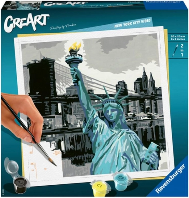 CreArt pulzující New York – malování podle čísel