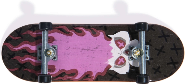 Realistická mini skateboardová deska