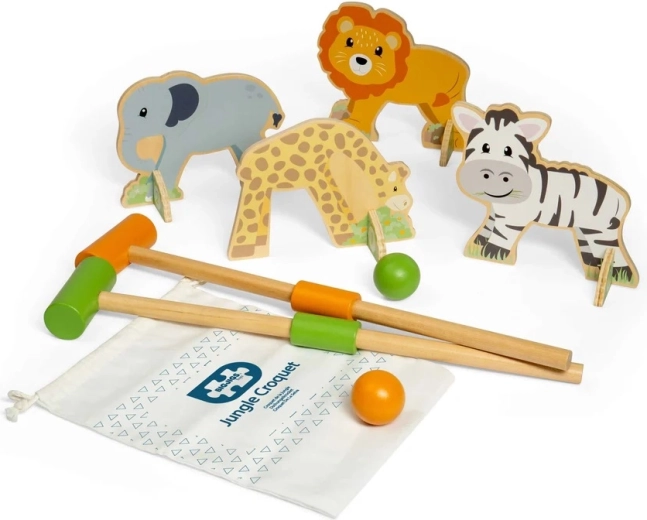 Dřevěný kroket Džungle