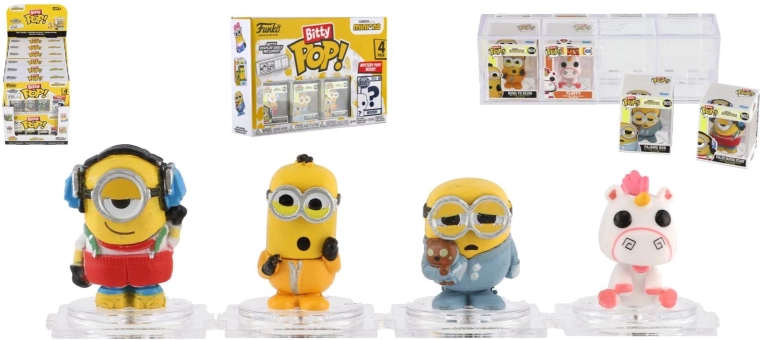 Sada minifigurek Funko Bitty Pop! Mimoni - 4 ks