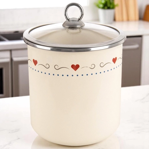 Průhledné skleněné víko pro okamžitý přehled